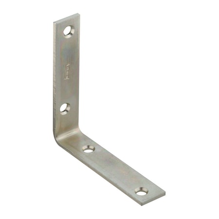 National Hardware National Hardware 4 in. H X 0.88 in. W X 0.12 in. D Zinc-Plated Steel Inside Corner Brace N220-145